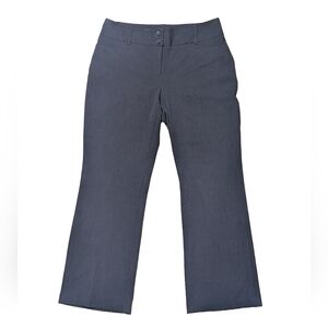 Alfani Women's Wide Leg Two-Button Stylish Gray Dress Pants Size 10 short